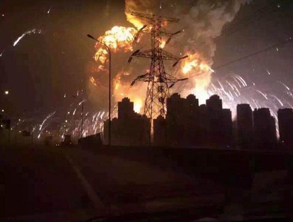 VIDEO: Massive Explosion Rocks China's Fourth-Largest City