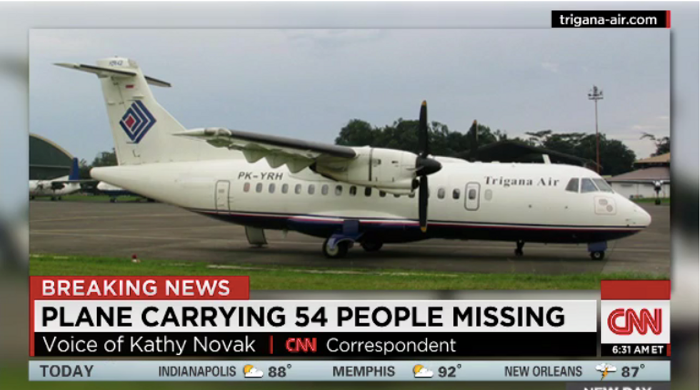 Searchers Spot Wreckage of Missing Indonesian Passenger Plane