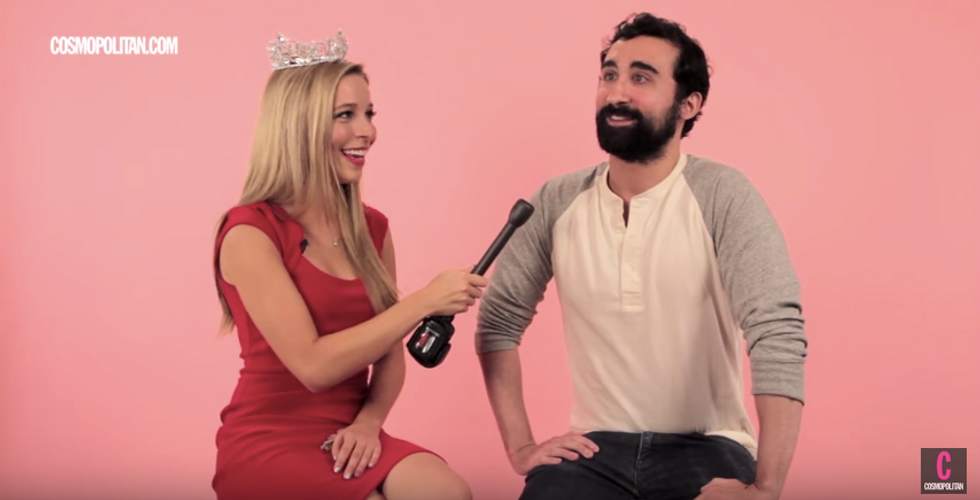 Watch What Happens When Reigning Miss America Asks Men to Answer Pageant Questions