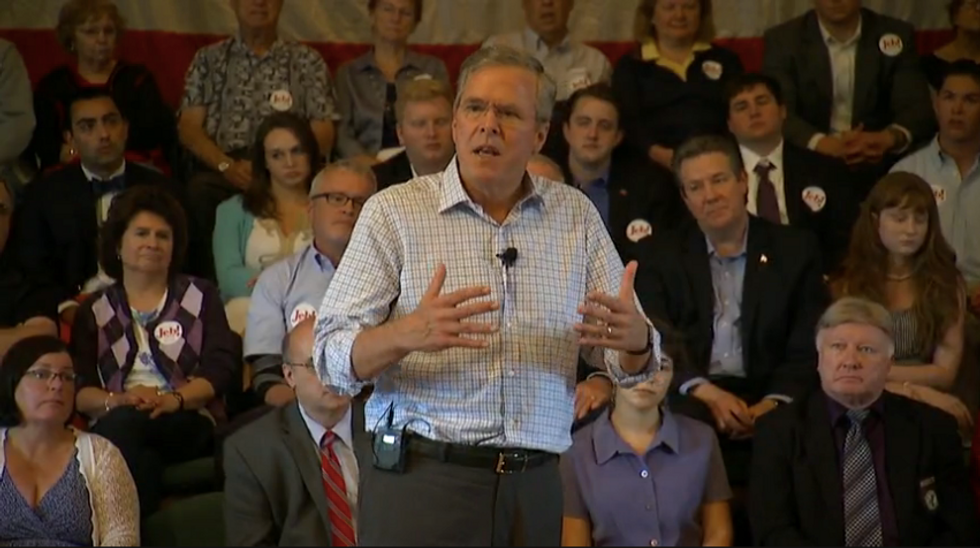 Jeb Bush Hits Donald Trump on Immigration Policy: 'It's Not a Conservative Plan
