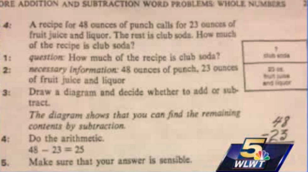 These Questions on a Fourth-Grader's Homework Have Sparked a Public School Investigation