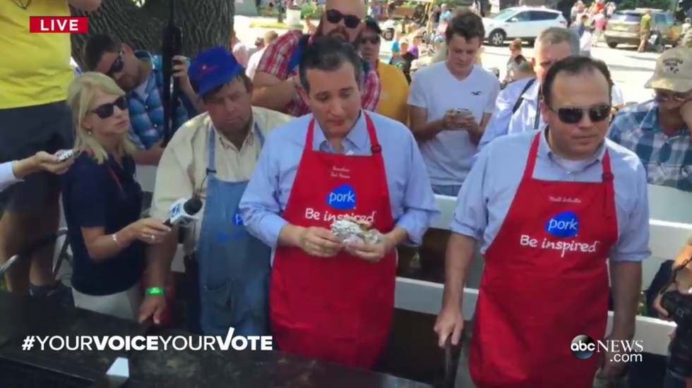 Tense Video: Ted Cruz Gets Into Surprise Confrontation With Hollywood Actress Over Gay Rights at Iowa State Fair