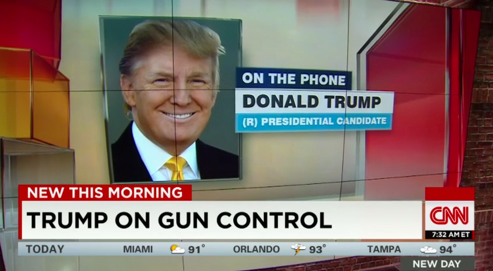 Listen to Donald Trump's Answer When CNN Host Asks If 'It's Time to Do Something Else About Guns' After WDBJ Shooting
