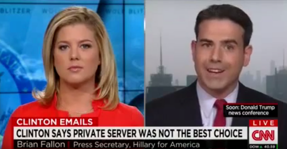 Watch as Hillary Clinton Spokesman Makes Hard to Believe Claim When Relentlessly Grilled on Email Scandal