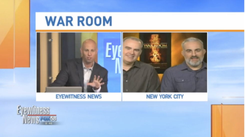 News Anchor Chokes Up During Live Interview With Christian Filmmakers: 'It Changed My Life So Much