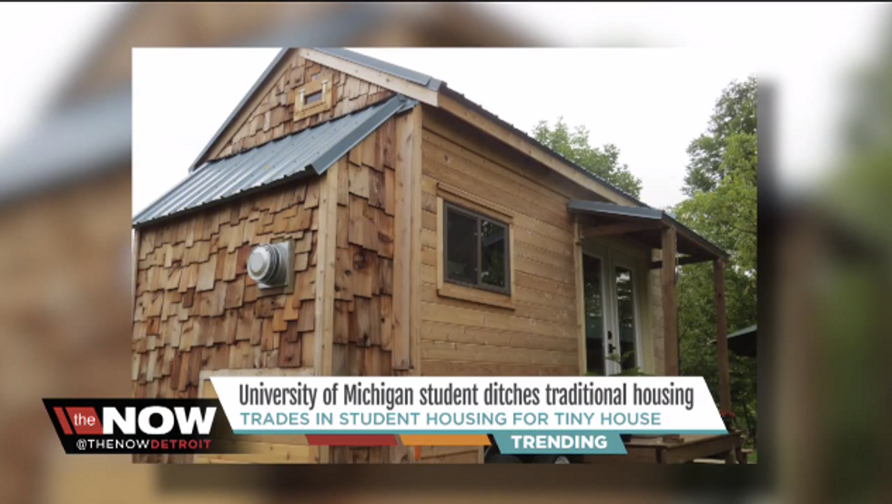 See the Tiny House a College Student Decided to Build After He Was Frustrated About Rent Costs