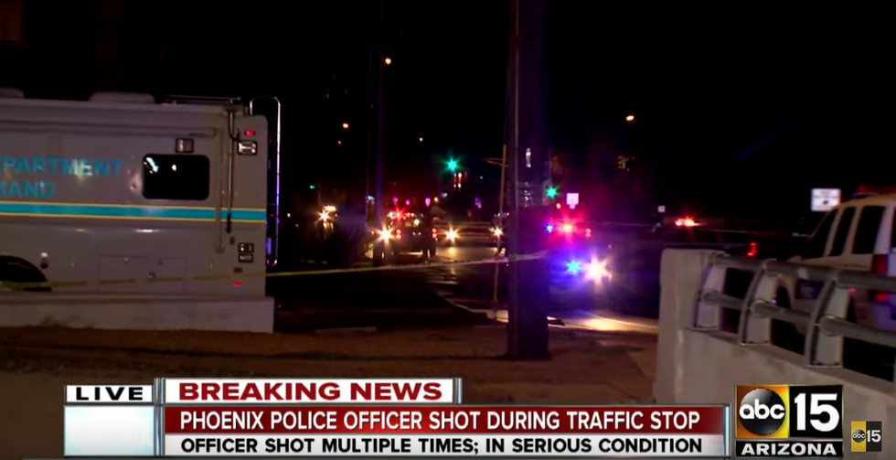 Phoenix Police Officer in Serious Condition After Being Shot Several Times
