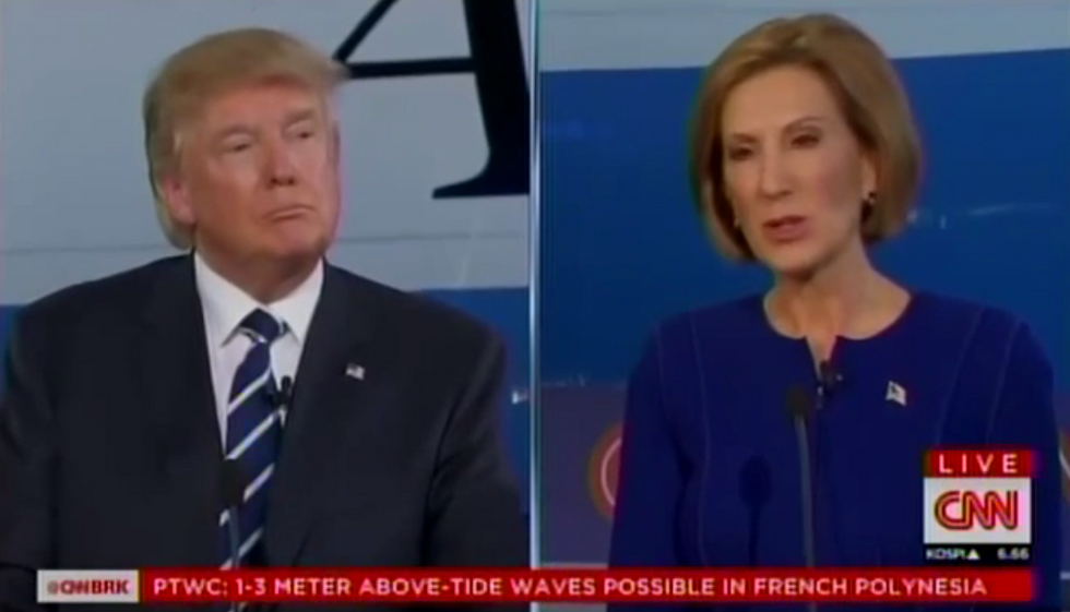 Carly Fiorina Brings Down the House With Sharp Response to Question on Donald Trump's 'Look at That Face' Attack