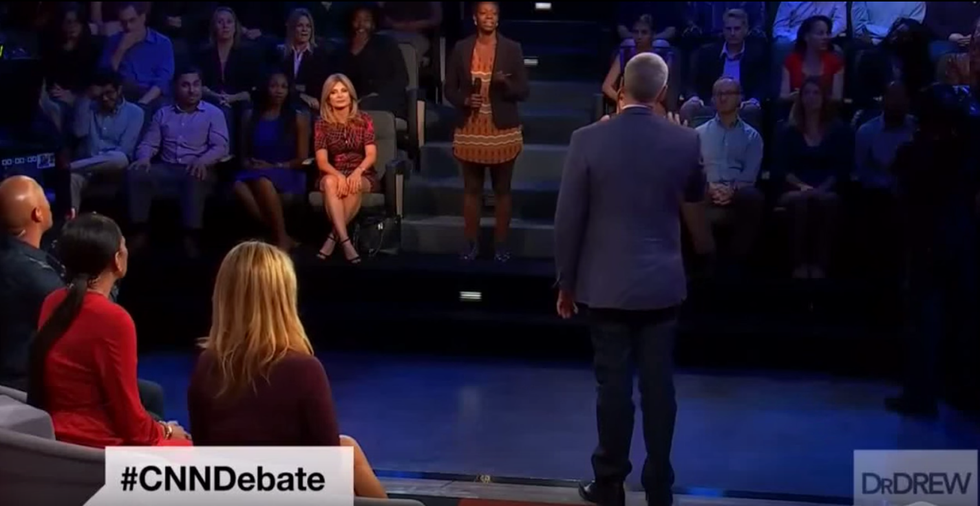 See the Live TV Moment Dr. Drew Runs Out of Patience for Black Lives Matter Heckler Angry Over Guest's Opinion