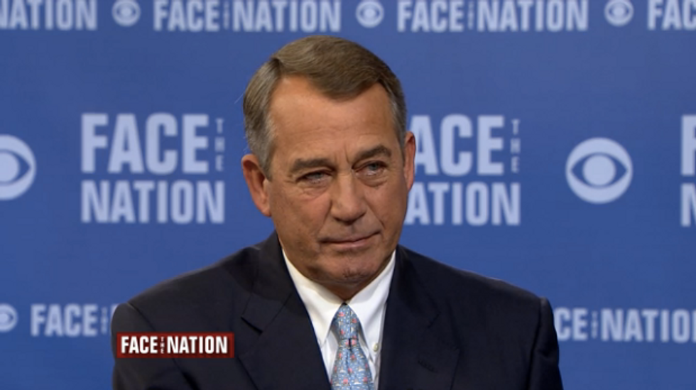 John Boehner Says 'No' to Government Shutdown
