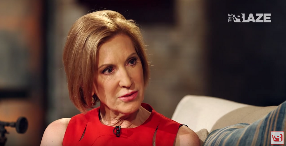 I Didn't Say That': Carly Fiorina Doesn't Fall Back on Talking Points When Glenn Beck Presses Her on Past Global Warming Comments