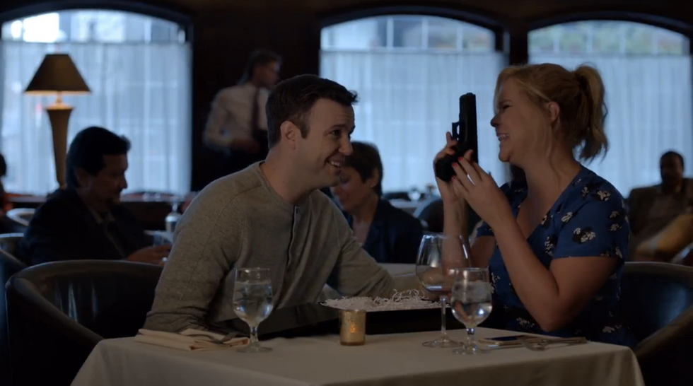 Amy Schumer Mocks Pro-Gun Americans in 'SNL' Sketch: 'Guns, We're Here to Stay