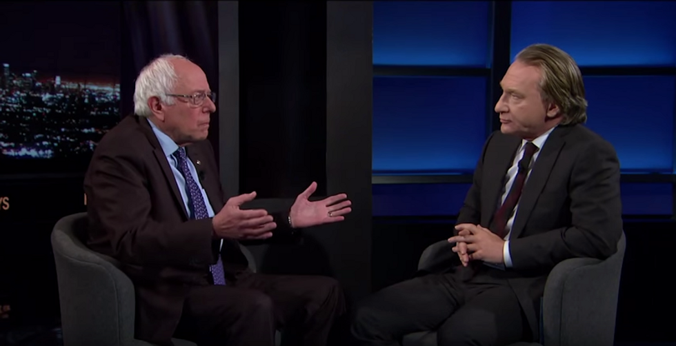 Bill Maher and Bernie Sanders Debate Socialism: U.S. is 'Already a Socialist Country