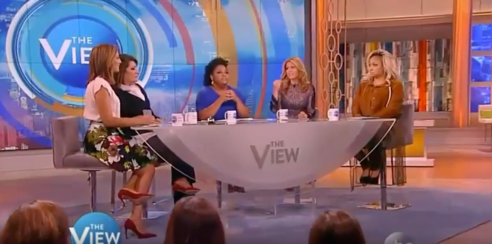 Actress Takes Impassioned Stand Supporting Right to Pray in Public on 'The View' — and One Co-Host Doesn't Seem to Like It
