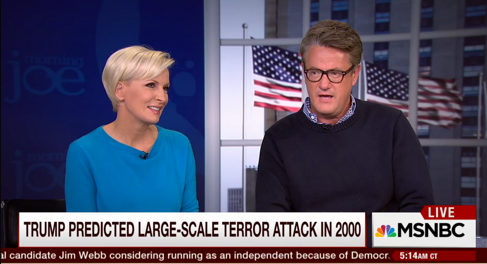 Watch MSNBC Hosts' Stunned Reaction to Donald Trump's Chillingly Accurate Prediction Made in Book Months Before 9/11