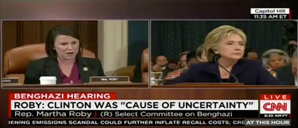 Rep. Martha Roby Confronts Hillary Clinton's Benghazi Claim With Email That Says 'Something Very, Very Different