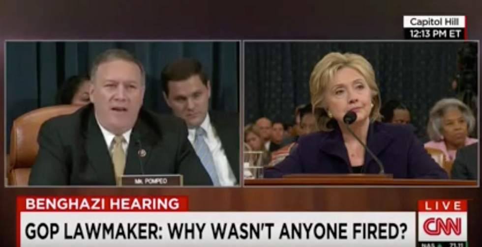 Tense: GOP Congressman Clashes With Hillary Clinton After She Claims Not One Benghazi Security Request Made It to Her Desk