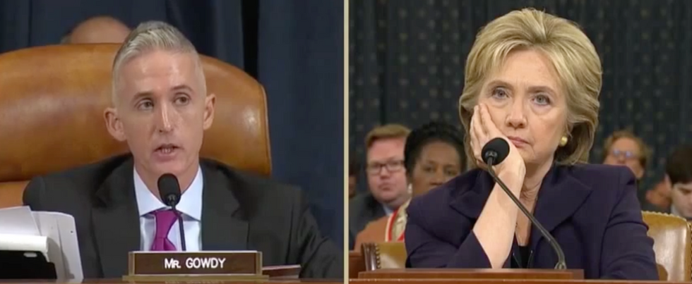 Trey Gowdy Spends 1 Minute Angrily Scolding Dem Colleague Over Big Allegation Before Showdown With Hillary Clinton at Benghazi Hearing