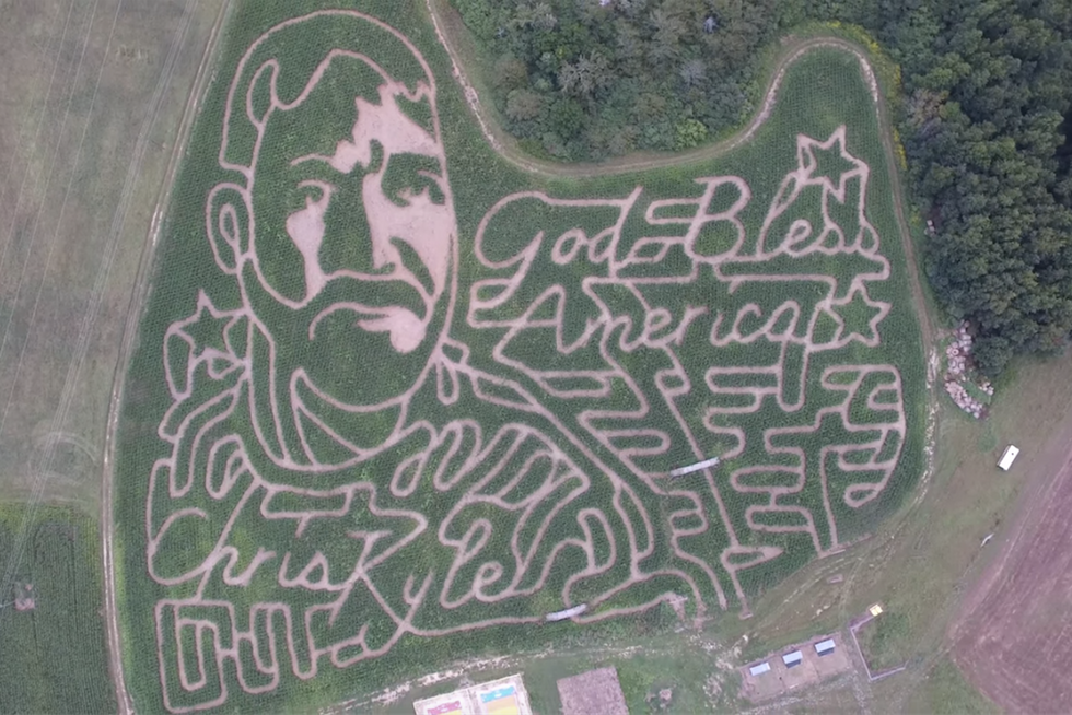 See How a Georgia Farm Paid Tribute to 'American Sniper' Chris Kyle That Caught His Wife's Attention