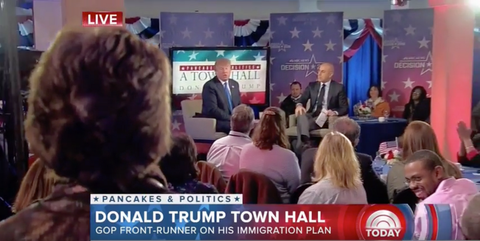 See How Donald Trump Responds When Pressed by Potential Voter on ‘Specific’ Immigration Action Plan During ‘Today’ Town Hall