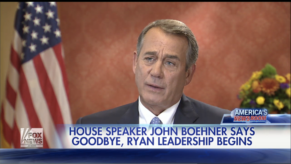 I Was Shocked': Outgoing House Speaker John Boehner Shares His Greatest Regret in Emotional Exit Interview