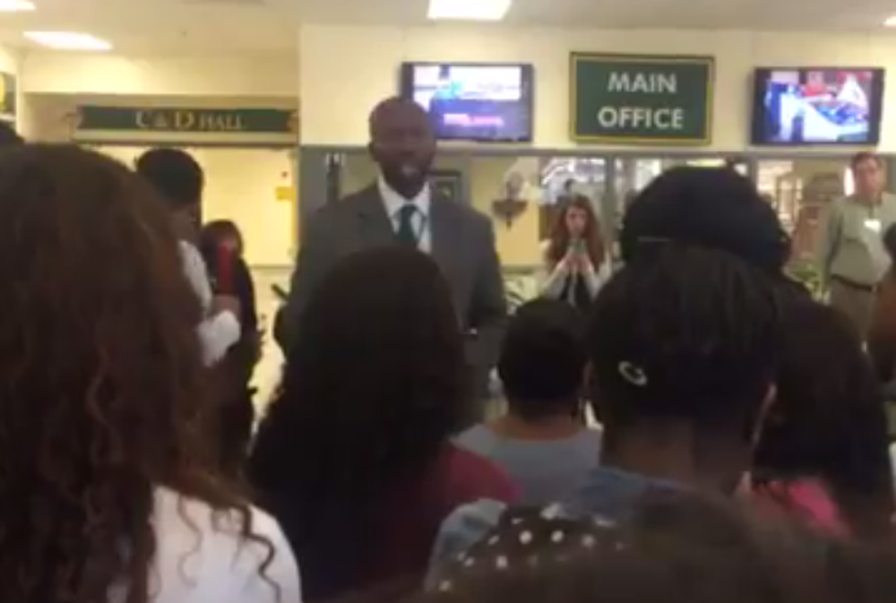 Hundreds of Spring Valley High School Students Stage Walkout in Support of Fired Deputy Ben Fields