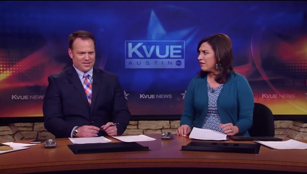 Local News Anchors Visibly Stunned When They Learn Where the Man They're Interviewing Is Stranded: 'I Have Never In My Life Imagined...