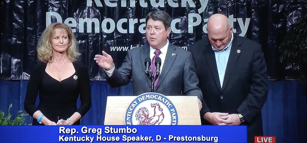 Top Kentucky Democrat Delivers Awkward Speech After Tuesday's Election