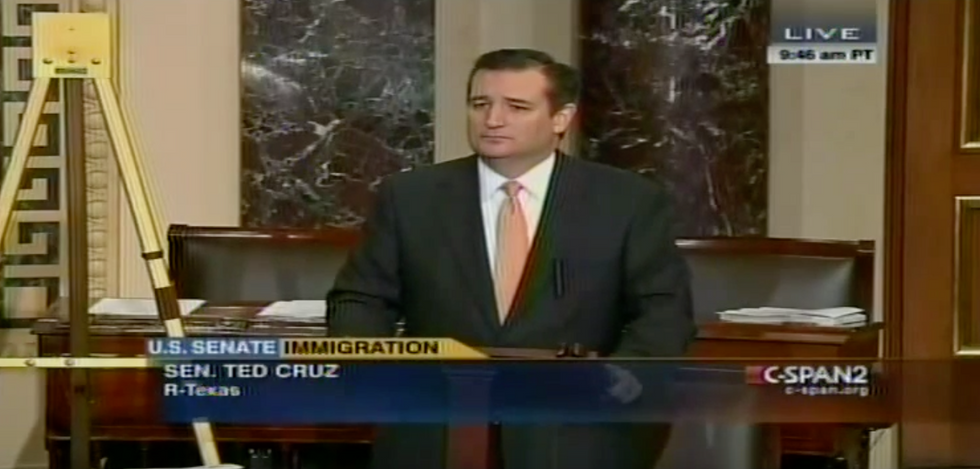Ted Cruz Scolds Harry Reid, Dems on Senate Floor After Objection to Unanimous Consent on 'Kate's Law