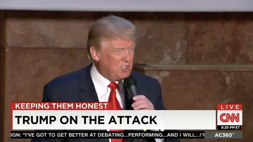 Anderson Cooper Calls Out Donald Trump for Claiming CNN Lobbed 'Softballs' at Hillary Clinton