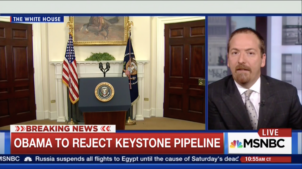 Chuck Todd: Left 'Dragged' Obama to Anti-Keystone Position