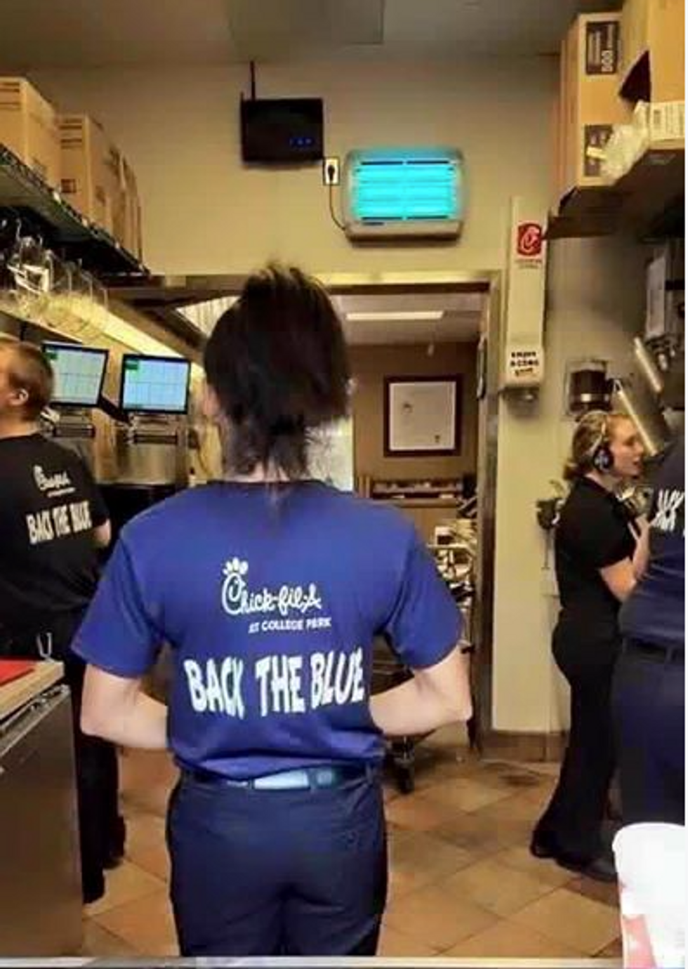 They Are on Our Streets Every Day': Texas Chick-Fil-A Takes a Very Public Stance That 'Police Lives Matter' 