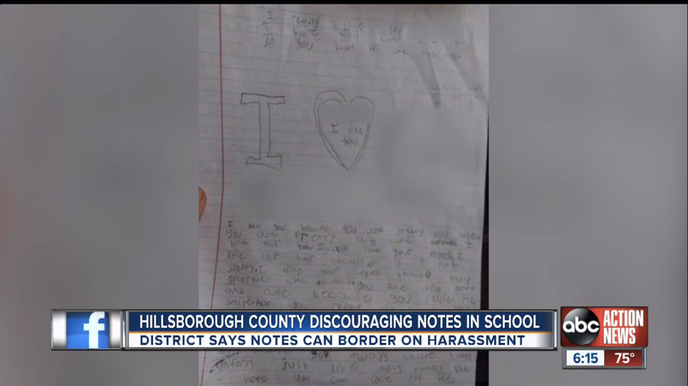 Mother Stunned When School Warns Her What Will Happen If Her 9-Year-Old Son Continues Writing 'Love Notes