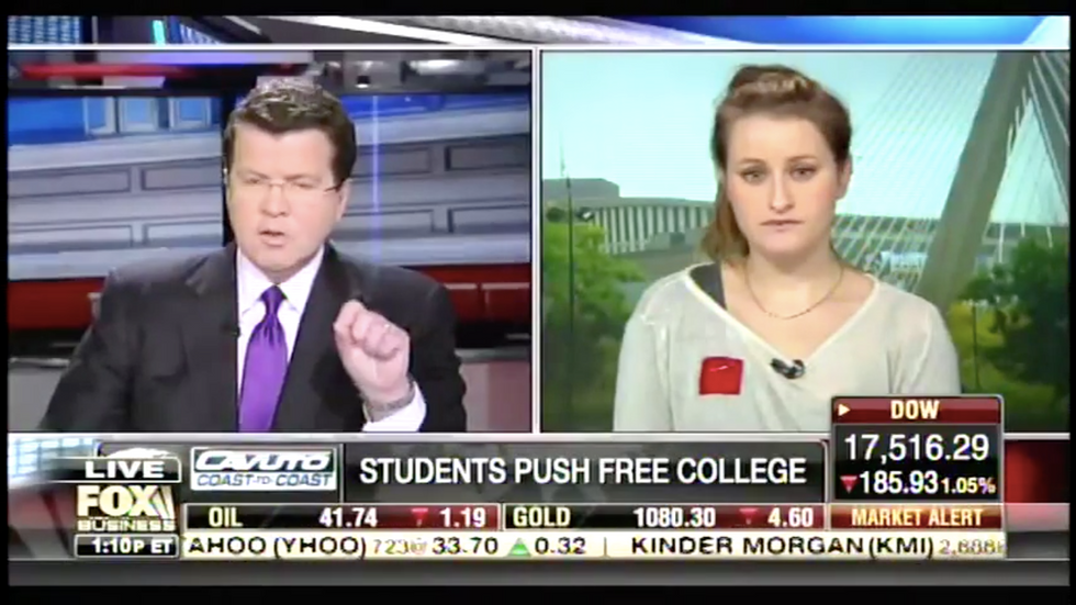Neil Cavuto Repeatedly Confronts Student Pushing Free College Plan With Harsh Facts, Figures During Cringeworthy 9-Minute Interview