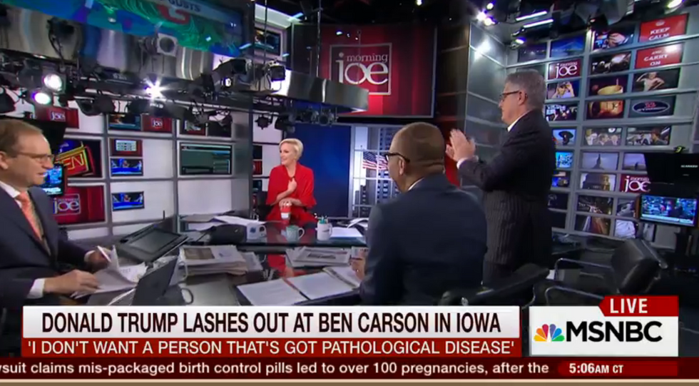 ‘Oh, My God’: See the Part of ‘Epic’ Donald Trump Rant That Literally Makes MSNBC Guest Get Out of His Chair and Applaud