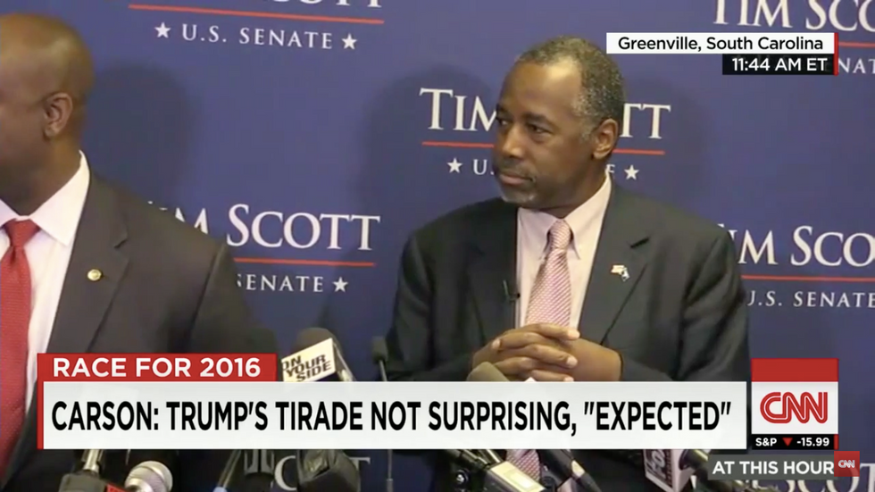Pray for Him': Ben Carson Responds to Donald Trump's Excoriating Comments