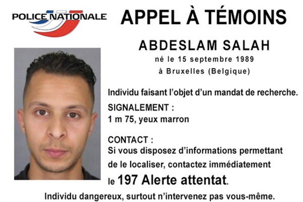 French Police Release Photo of Wanted Suspect Believed to Be Connected to Paris Terrorist Attacks
