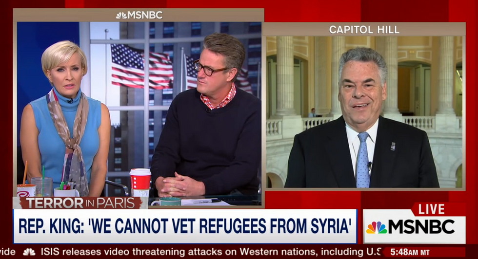 Congressman Calls Out Liberal MSNBC Host When She Disputes His Insider Claim on Syrian Refugees: 'You Are 1000 Percent Wrong!
