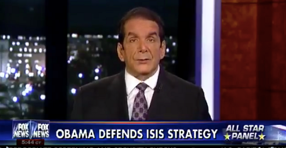 In One Sentence, Charles Krauthammer Contrasts French President and Obama’s Reaction to the Paris Terrorist Attacks