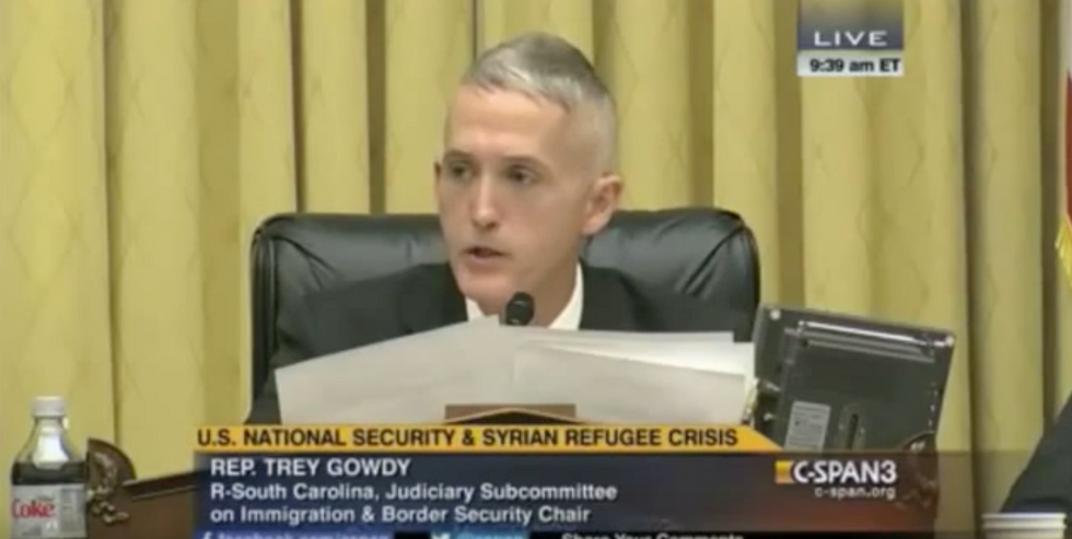 Watch Trey Gowdy Give Piercing Response to Obama Equating Concerns About Syrian Refugees to Fear of ‘Widows and Orphans’