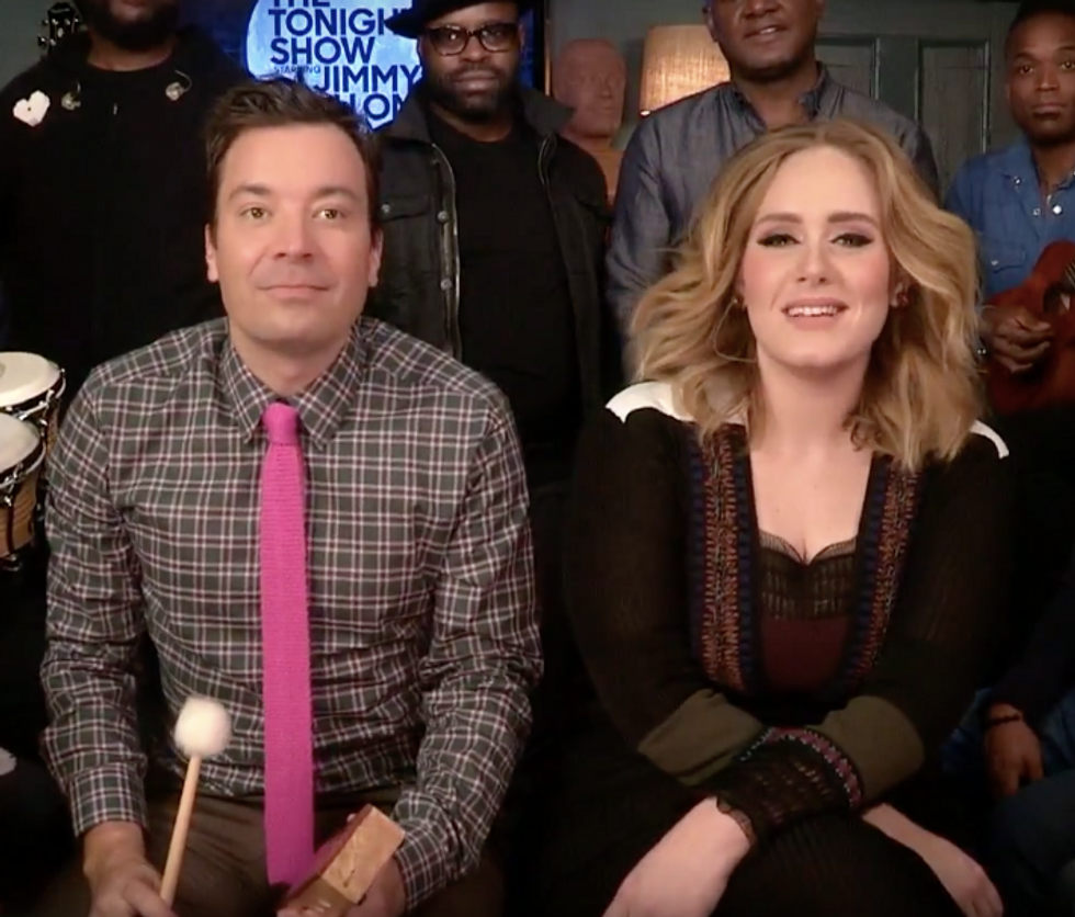 Favorite Video of the Year': Adele and Jimmy Fallon Perform 'Hello' With an Interesting Twist
