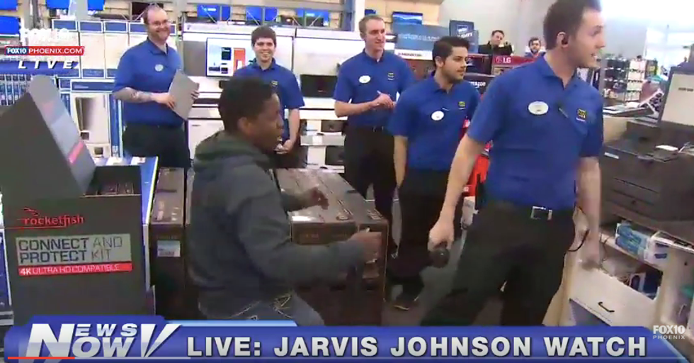 Black Friday Shopper Waited in Line for Days. When He Finally Got Inside Best Buy, Things Got Crazy