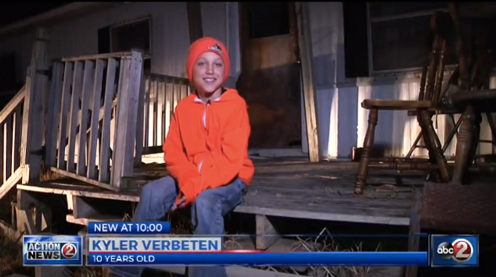 10-Year-Old Goes Hunting For the First Time. After He Misses His First Shot, You'll Have to See What He Eventually Takes Home. 