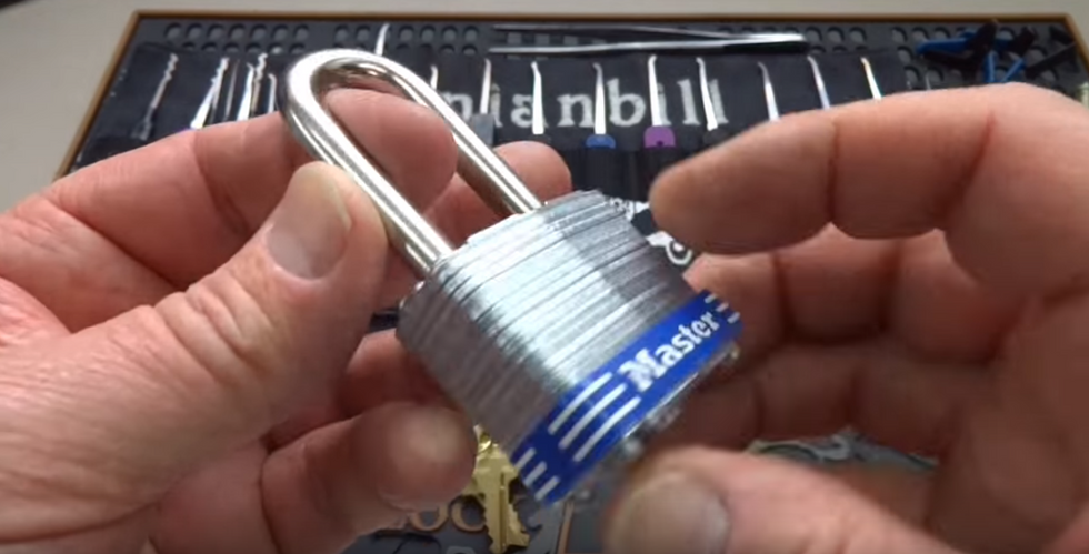 Video shows shockingly easy way to break open a Master Lock with just a small hammer