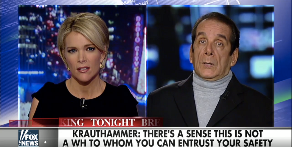 Charles Krauthammer Slams Obama as 'Clueless' in the Wake of the San Bernardino Attack
