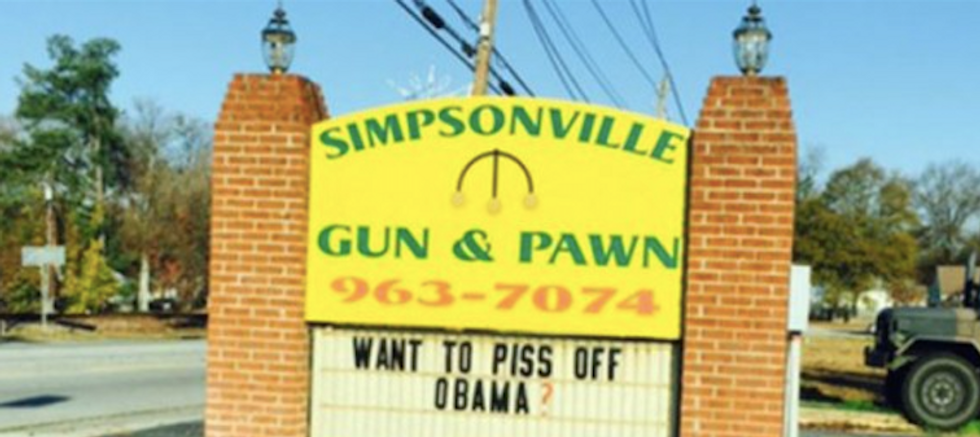South Carolina Gun Store Asks, 'Want to Piss Off Obama?' — Then Tells Buyers How