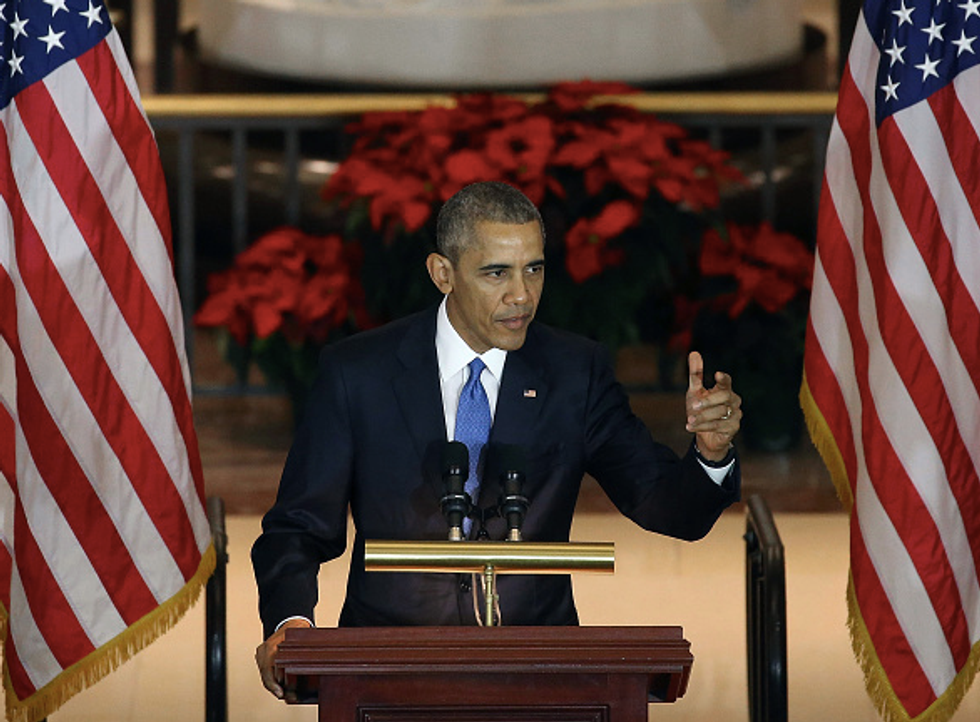 Obama Took a Swipe at Trump on Religious Discrimination During Abolition Celebration