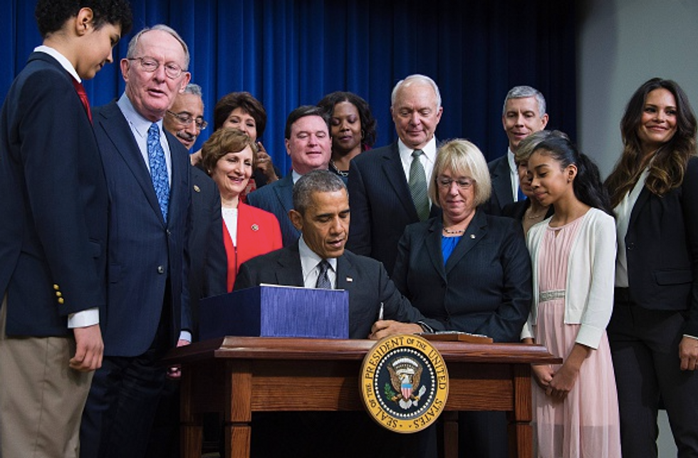 Obama Calls New Education Overhaul ‘A Christmas Miracle,' Sweeping Away Once Bipartisan Consensus