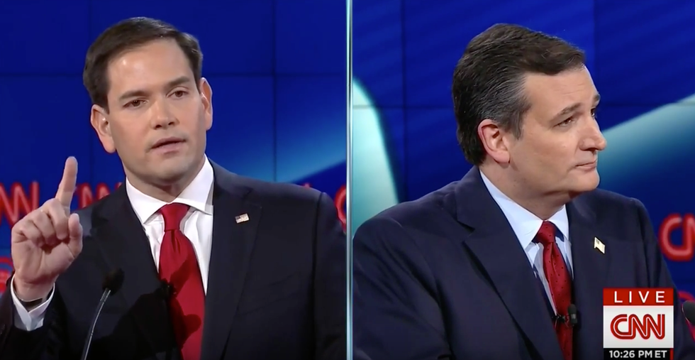 Ted Cruz and Marco Rubio Come to Blows Over Immigration: 'It Is Not Accurate, What He Just Said