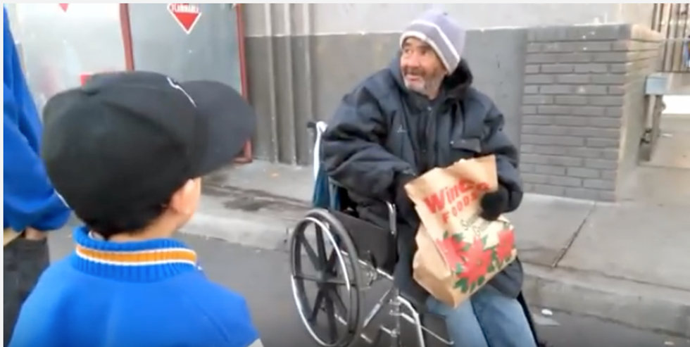 This 6-Year-Old Gave Up His Christmas Presents to Help the Homeless